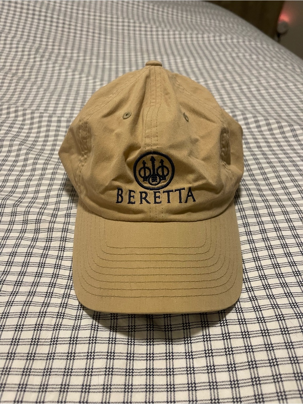 Beretta Men's Khaki Cotton Baseball Cap